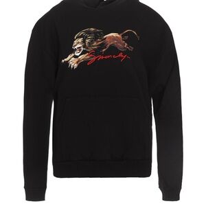 Givenchy Black Hoodie with Lion Graphic